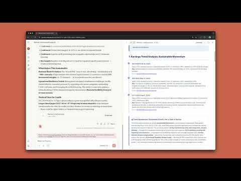 Generating real-time credit intelligence with Claude