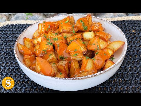 PATATAS BRAVAS Trucos para que te queden perfectas! 👌🏻 - Recetas de Guille en 5 Minutos