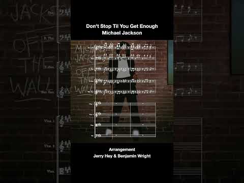 Michael Jackson - Don’t Stop Til You Get Enough Bridge & Breakdown Transcription