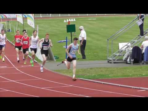 800m Junior Boys Heat 2 Kent Schools Championships 11062016