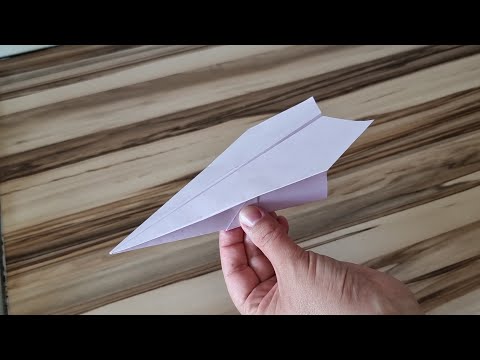 How to fold a paper plane | Cum sa faci un avion din hartie