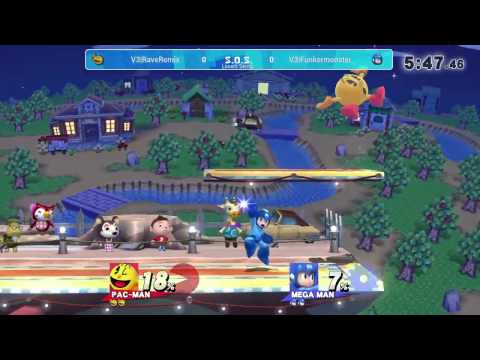 SOS9 Losers Semis - V3|RaveRemix (Pac-Man) vs V3|Funkermonster (Mega Man/