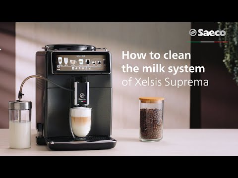 Saeco Xelsis Suprema & Xelsis Deluxe – Jak čistit systém na mléko | SM88XX & SM87XX