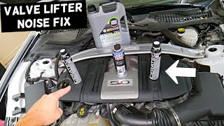 FORD ENGINE VALVE LIFTER NOISE TICKING FIX FORD COYOTE 5 0 FORD F150 F 150 MUSTANG