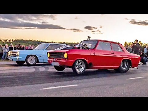 TT LSx Opel Kadett - Sweden STREET RACING!