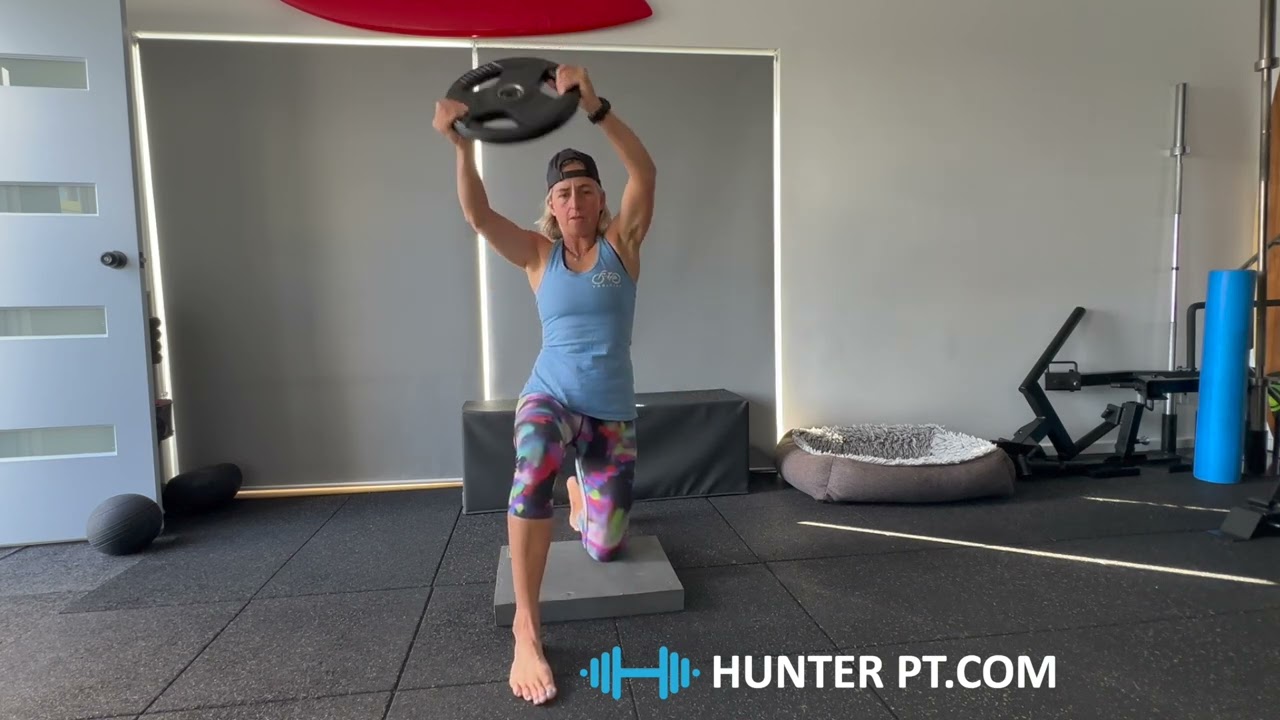 Half Kneeling Plate Swing (smaller plate)