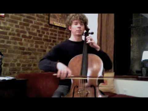 POPPER PROJECT #1: Joshua Roman plays Etude #1 for cello by David Popper