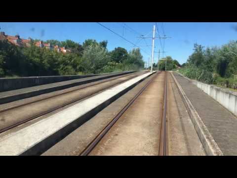 Reis mee met metrolijn E! Timelapse Cabinerit metro RET Slinge- Den Haag Centraal station