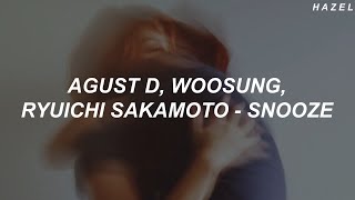 Download lagu Agust D - 'Snooze (feat. Ryuichi Sakamoto, 김우성 of The Rose)' Easy Lyrics mp3