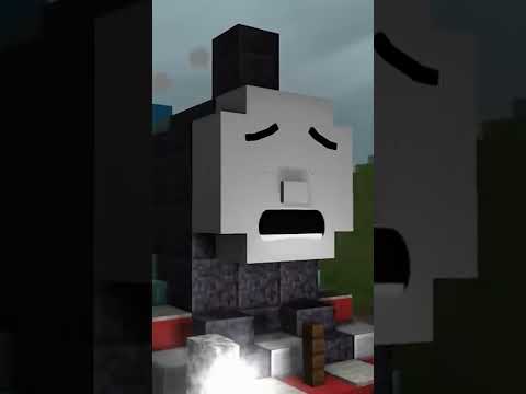 Thomas Monster Attack Compilation Minecraft #shorts
