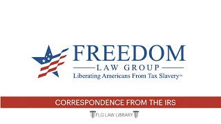 Correspondence From the IRS