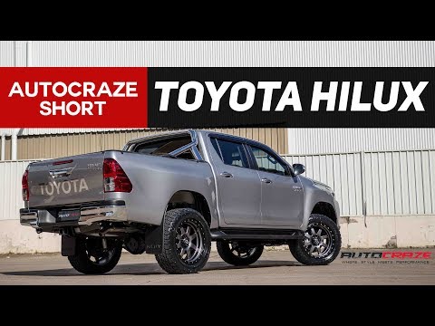 TOUGH TOYOTA TROPHY SHORT | Toyota Hilux SR5 Wheels, Tyres & Lift Kit | Fuel Trophy | AutoCraze 2017