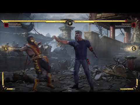 MK11 ONLINE TERMINATOR VS SCORPION very hard KL match SEASON 14 77win