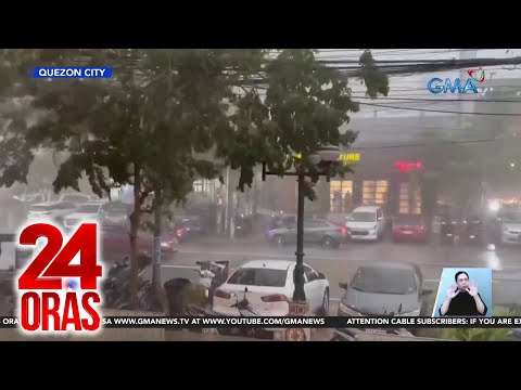 Ilang bahagi ng metro manila, inulan; may mga binaha at mga na-stranded 24 Oras