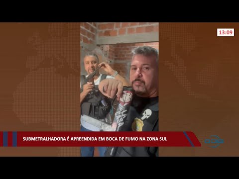 Submetralhadora é apreendida em boca de fumo na zona sul 16 03 2022