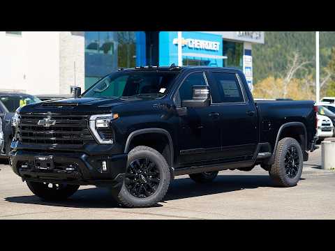 2026 Chevrolet Silverado 3500HD 4WD Crew Cab Standard Box High Country in Black for sale at Salmon Arm Chevrolet Buick GMC in Salmon Arm, BC