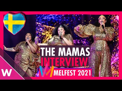 The Mamas "In the Middle" | Melodifestivalen 2021 interview before the final