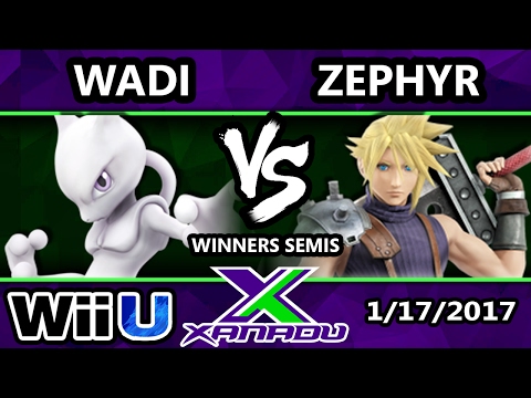 S@X 185 - Wadi (Mewtwo) Vs. Zephyr (Cloud) - SSB4 Winners Semis - Smash for Wii U - Smash 4