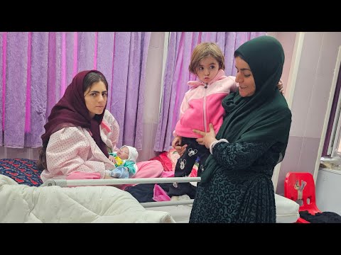 Fatherly love and affection: Khosrow and Niloufar's efforts for the newborn baby  