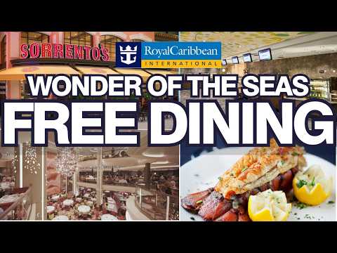 Where to Eat for FREE on Wonder of the Seas | Royal Caribbean Dining Guide