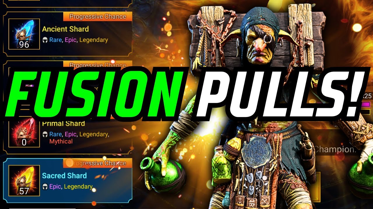 HIT GOLD! SHARD SUMMONS TO FINISH STOKK FUSION! | RAID: SHADOW LEGENDS
