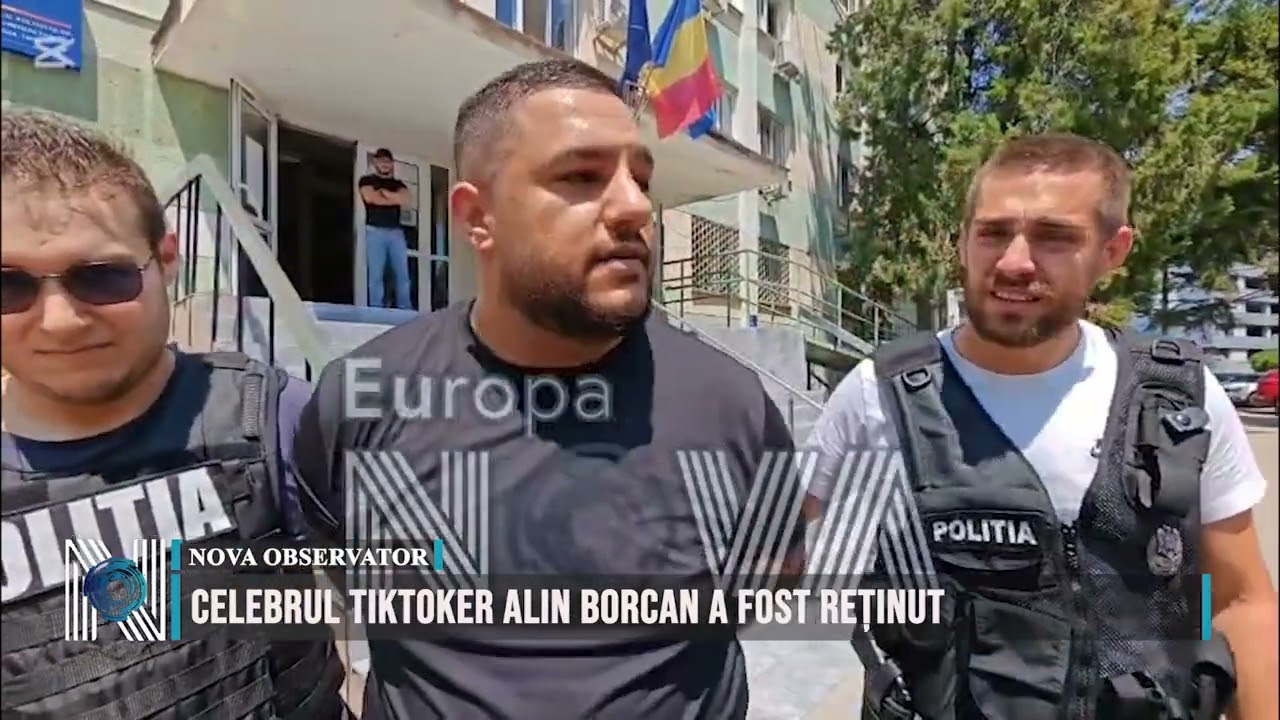 Celebrul tiktoker Alin Borcan a fost reținut