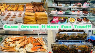 GRAND OPENING POPULAR NEWEST H-MART KOREAN SUPERMARKET TOUR IN DUBLIN CA! 