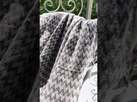 Плед-покрывало "Зигзаг №8", 100% хлопок, коричневый цвет - фото 1 - id-p2663333454