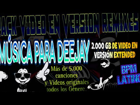 ✅📁PACK CROSSOVER  VIDEO EN VERSION REMIXES SEPTIEMBRE 2024 PARA DJ-PRODUCER DEEJAY LATINO