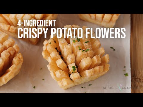 4-Ingredient Crispy Potato Flowers