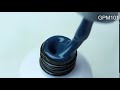 Atica Deep Teal GPM101 gel varnish (navy blue, enamel), 7.5 ml