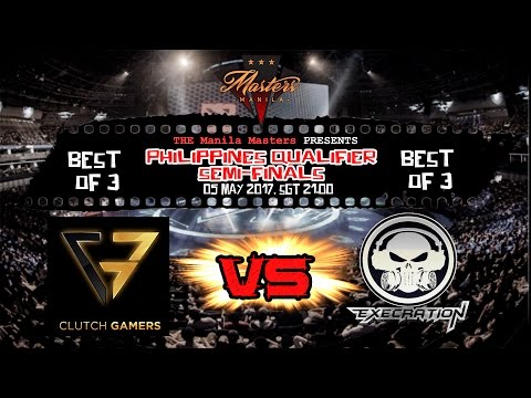 Clutch Gamers vs Execration The Manila Masters