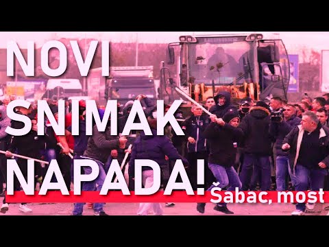Novi snimak napada na građane - Šabac 29.11.2021.