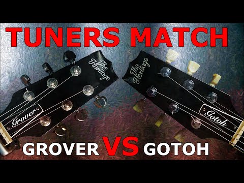 Is worth replacing guitar tuners? Watch This! | Grover Rotomatics vs Gotoh sxn510v | Heritage H150 |