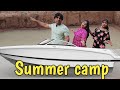 Summer camp 🏕 boating 🚢 | comedy video | funny video | Prabhu sarala lifestyle