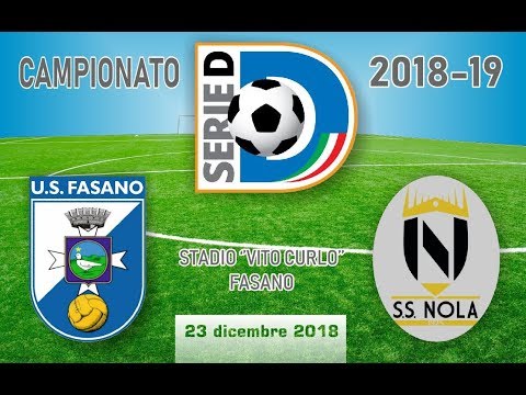 Calcio, Serie D 18-19: Fasano- Nola, il tifo
