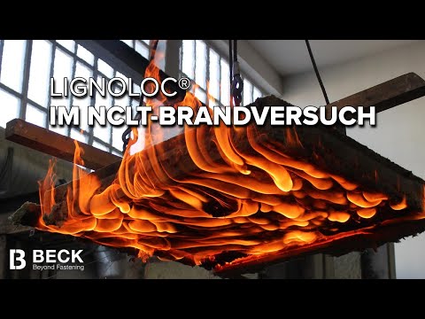 More fire protection through LIGNOLOC®? Wooden nails in the NCLT fire test