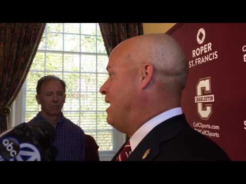 C of C baseball coach Chad Holbrook