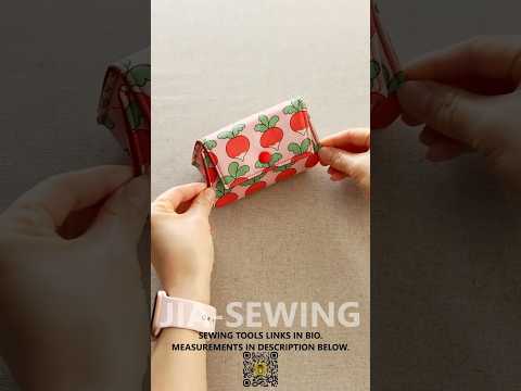 Triangle Pouch🥕✨ | DIY | Quick Sewing Tips No.246 (FULL VIDEO IN RELATED VIDEO.)