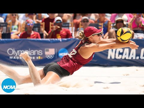 Marathon finish: Florida State vs. UCLA beach volleyball