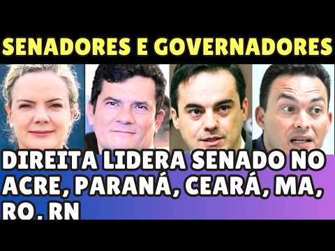 PESQUISAS SENADORES DIREITA LIDERA EM VÁRIOS ESTADOS PARA AS ELEIÇÕES DE 2026