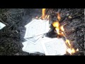 Burning Quran in support of the innocent girl who was ...