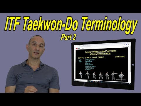 ITF Taekwon-Do Terminology - Part 2