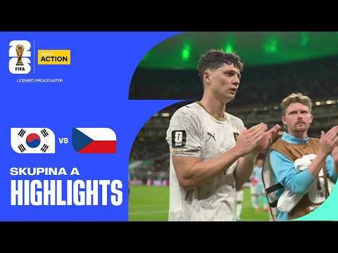 FIFAWC26 | Jižní Korea 2:1 Česká republika | sestřih zápasu