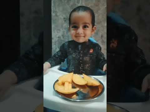 Yug's new favourite.. His Love for Mango..!!!