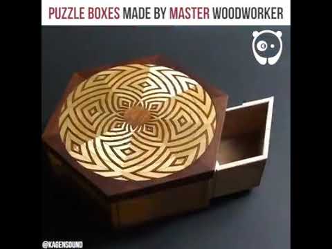 Puzzle wood box