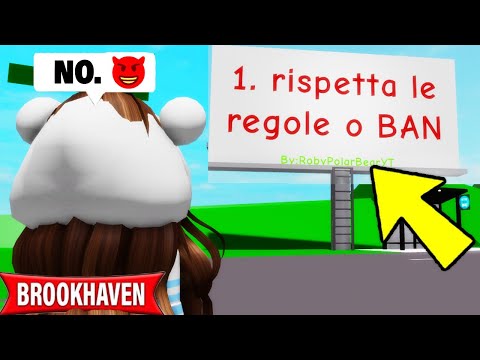 HO INFRANTO TUTTE LE REGOLE PER FARMI BANNARE DA BROOKHAVEN SU ROBLOX!