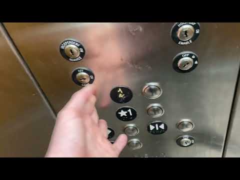 STRANGE ThyssenKrupp Endura Hydraulic Elevator @ Fontainebleau Plaza, Fontainebleau, FL