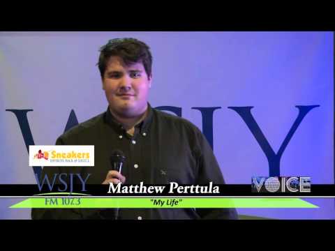 WSJY The Voice - Matthew Perttula @ Sneakers