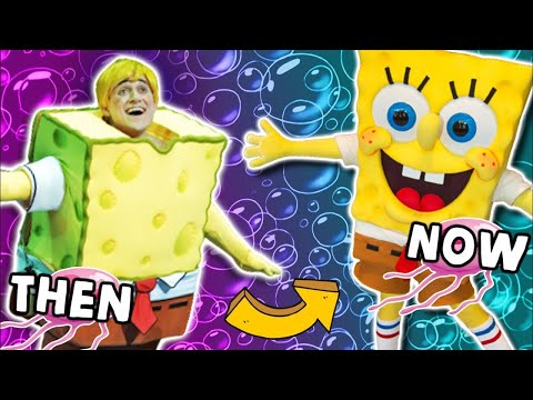 Evolution of SpongeBob Costume In Parks - DIStory Ep. 62